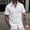hgg362-White, variant on Yaoyar Men's Casual Button Down Shirts Short Sleeve Textured Summer Beach Shirt with Pocket