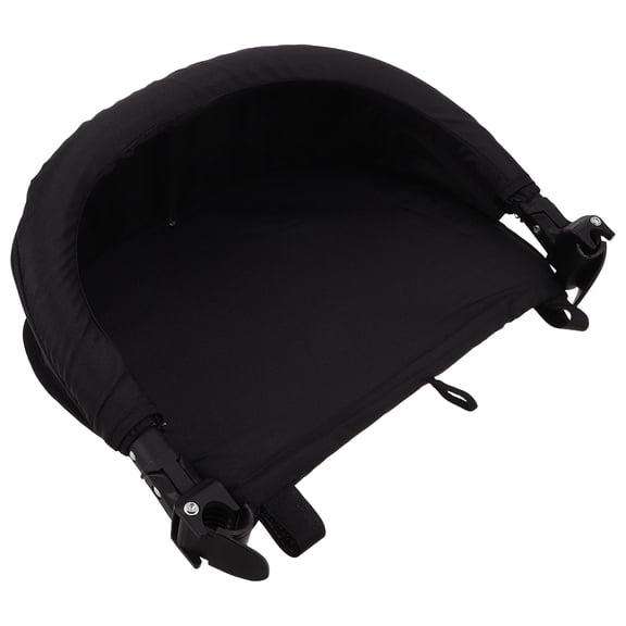 HEANUJJ Lightweight Black Pram Footrest Extension with Adjustable Angle and Padded Cover