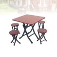 thumbnail image 2 of EIMELIMini House 5 Piece Foldable Activity Table and Chair Set, 2 of 6