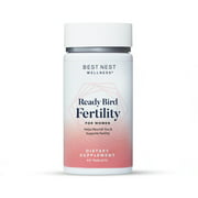 Ready Bird Women's Fertility Formula, 3 in 1 Prenatal Multivitamin for Women, with Methylfolate (Folic Acid), Whole Food Herbal Fertility Blend, Immune Support, 30 Ct, Best Nest Wellness