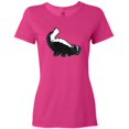 thumbnail image 3 of Inktastic Animals Cute Skunk Women's T-Shirt, 3 of 5