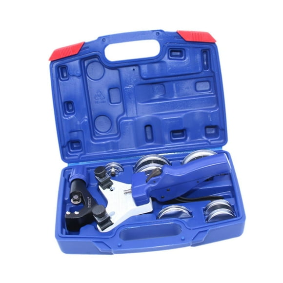 Doblador de tubos,Kit de doblador de tubos,herramienta para doblar tubos de cobre,Estuche de transporte para reparación de aire acondicionado dobladora de tubos,Herramienta manual para doblar
