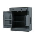 thumbnail image 6 of Newboti Furniture Modern Freestanding Kitchen Pantry,Buffet Food Storage, Coffee Bar Cabinet with Drawer, 2 Adjustable Shelves and 2 Door Shelves for Dining, Kitchen, Set of 2, Gray 35349, 6 of 17