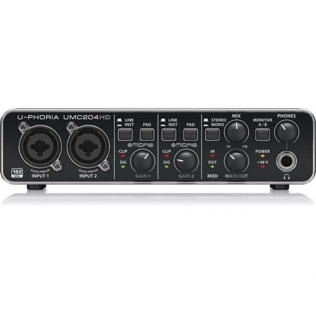 Behringer Umc204hd Interface Audio Usb 2x4 Behringer UMC204HD