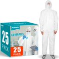 thumbnail image 1 of Overoles de protección desechables FURWEY, paquete de 25 unidades, XL, 1 of 8