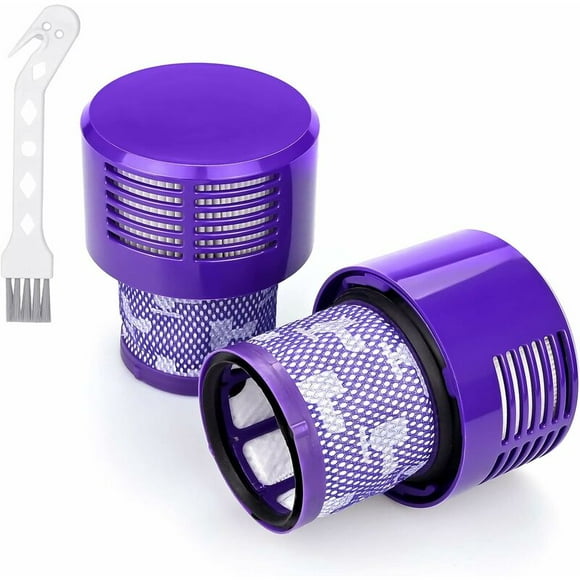 Lot de 2 filtres lavables pour aspirateur sans fil Dyson V10 SV12 pour V10 Cyclone Animal Absolute Total Clean, remplace DY-969082-01