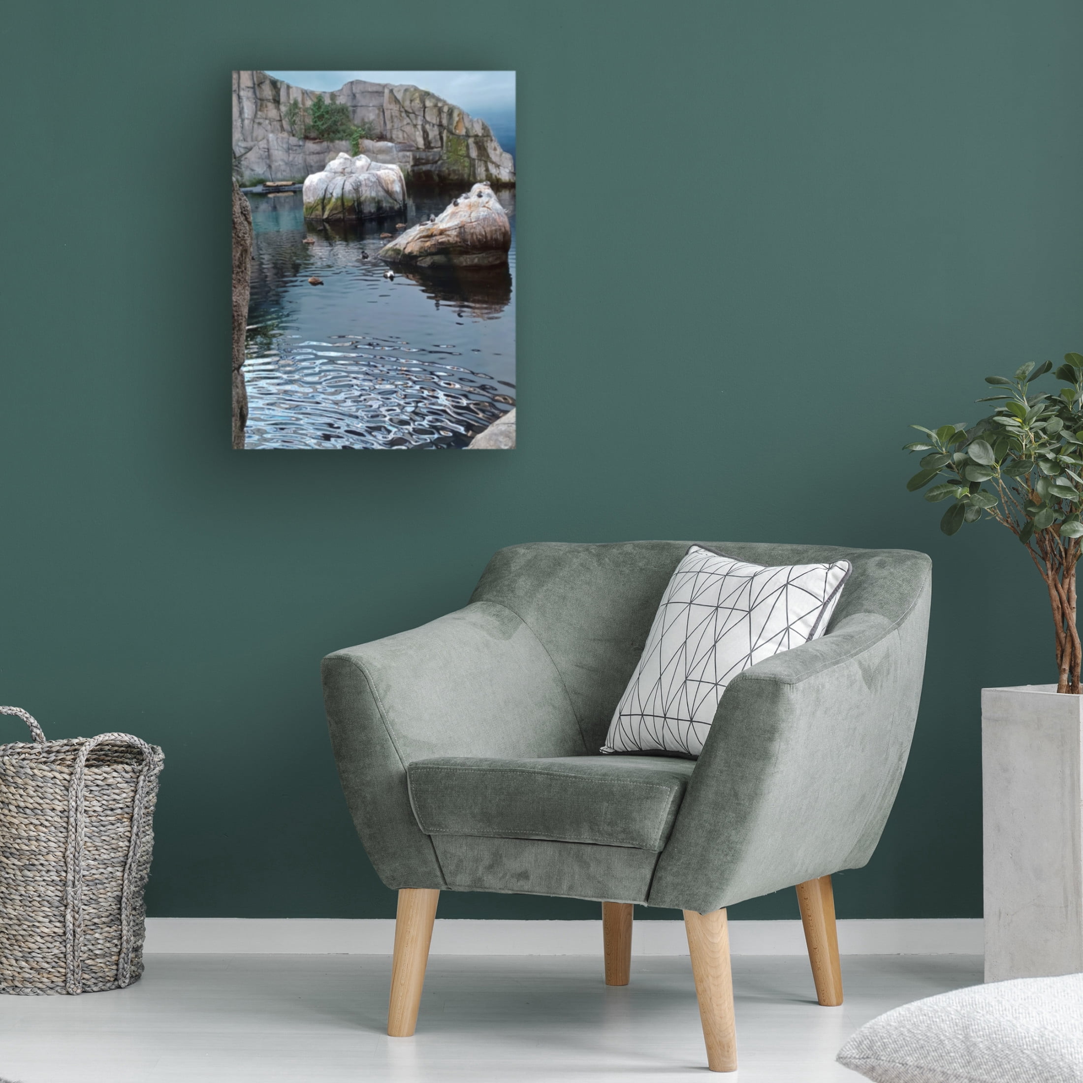 Canvas Wall Art - Clive Branson 'Ducks and Aquatic Birds' Wall Art for Living Room, Bedroom, or Office Décor by Trademark Fine Art - 14 x 19 Inches