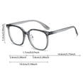 thumbnail image 2 of YWIYIUD 4PCS Vintage SquareShaped Blue Light Glasses Suitable for Adults and Teens Lightweight and Fashionable Computer Gaming Eyeglasses for EyeStrain Reliefing, 2 of 7
