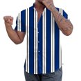thumbnail image 1 of BOBOGOJP Men's Casual Button-Down Shirts Short Sleeve Shirt Performance Button Down Shirt,Blue M, 1 of 5