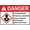Warning Sign 3, variant on ANSI Danger Confined Space Hazardous Atmosphere Gas Line Safety Warning Metal Tin Sign 12 x 8 Inches - Indoor Outdoor Industrial, Confined Space Entry Safety