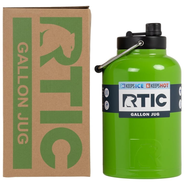 RTIC One Gallon Vacuum Insulated Jug, Lime Green - Walmart.com