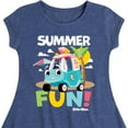 thumbnail image 3 of Little Tikes - Summer Fun - Beach Day - Toddler & Youth Girls Fit & Flare Dress, 3 of 4