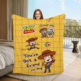 thumbnail image 2 of Mantas de Toy Story para sofá decorativo, manta de lujo, ropa de cama a cuadros escoceses, decoración para el hogar y la playa, 2 of 8
