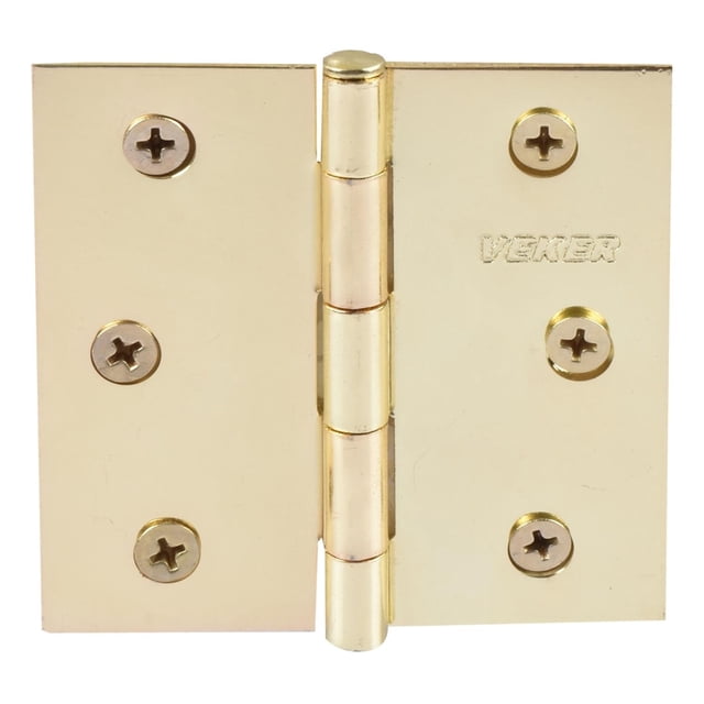 Bisagra Para Puerta Veker 3"X3" Latón Brillante