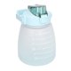 thumbnail image 3 of Botella de agua deportiva con boquilla de pajita, correa para el hombro, botella de agua para bicicleta, 1400 ml, sellos de tiempo, botella de agua grande portátil, color azul claro, 3 of 10