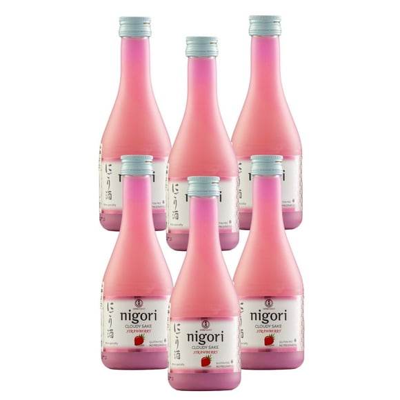 Six Pack Sake Ozeki Nigori Strawberry 330 Ml Sake