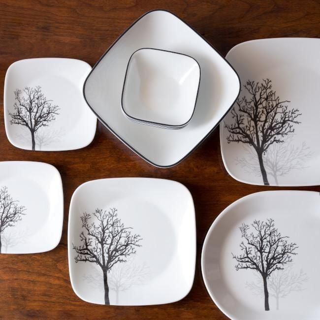 Piece Dinnerware Corelle Timber Shadows Canada Corelle Timber