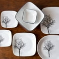 thumbnail image 2 of Corelle Timber Shadows 9" Square Glass Salad Plate, 2 of 2