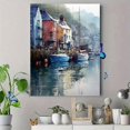 thumbnail image 4 of Harbor Boats Watercolor Canvas Print, Wall Decor for Living Room Bedroom Dining Room Office Hotel Hallway, 4 of 8