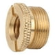thumbnail image 4 of Adaptador de rosca de tornillos hembra de 3/8 de pulgada a macho de 5/8 de pulgada para soporte de micrófono para montaje de micrófono amarillo cobre F15B, 4 of 8