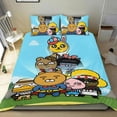 thumbnail image 1 of Amigos Kakao Conjunto de sábanas temático, trío de piezas, cómodo y amigable con la piel, diseño único, regalo de decoración para el hogar para familiares, amigos y fans,140cm *210cm, 1 of 6