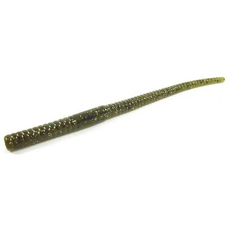 Zoom Shakey Head Finesse Worm 20 Pack 5in Green Pumpkin Magic