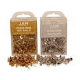 thumbnail image 2 of JAM Paper Push Pins, Silver and Gold, 200/Pack, 2 of 5