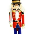 thumbnail image 3 of TISHITA Traditional Soldier Nutcracker Wearing Red Uniform, Festive christmas, Perfect, 3 of 7