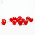 thumbnail image 5 of Gustave 30Pcs Artificial Plastic Cherry Lifelike Simulation Small Cherries Fake Fruit Model Home House Kitchen Party Decoration Desk Ornament, 5 of 9
