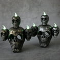 thumbnail image 3 of Honganda Lumière LED d'Halloween, Lampe Décorative en Forme de Crâne, Décoration de Bureau en Résine pour Maison, Bureau, Magasins, 3 of 8