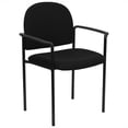 thumbnail image 2 of Kingfisher Lane Stackable Side Guest Chair in Black with Arms, 2 of 4