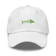 thumbnail image 1 of Clishirt Adult Unisex Embroidered Kiwi Green Fish Adjustable White Classic Dad Hat, 1 of 7