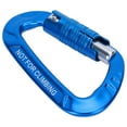 12KN Auto Locking Rock Climbing Carabiner Clips Aluminum Alloy Twist