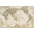 thumbnail image 1 of National Geographic RE01020336 World Executive - Pacific Centered - Enlarged And Laminated Map, 1 of 1