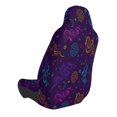 thumbnail image 2 of Wukai Colorful Snake Full Set Car Seat Covers with Soft Padding Universal Auto Front Seats Protector and Cushion Mat, 2 of 5