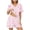 Pink A, variant on Enjoytime Cute Pajama Sets for Women Print Comfy 2 Piece Sleepwear Short Sleeve Button Down Shirts with Shorts Loungewear Set