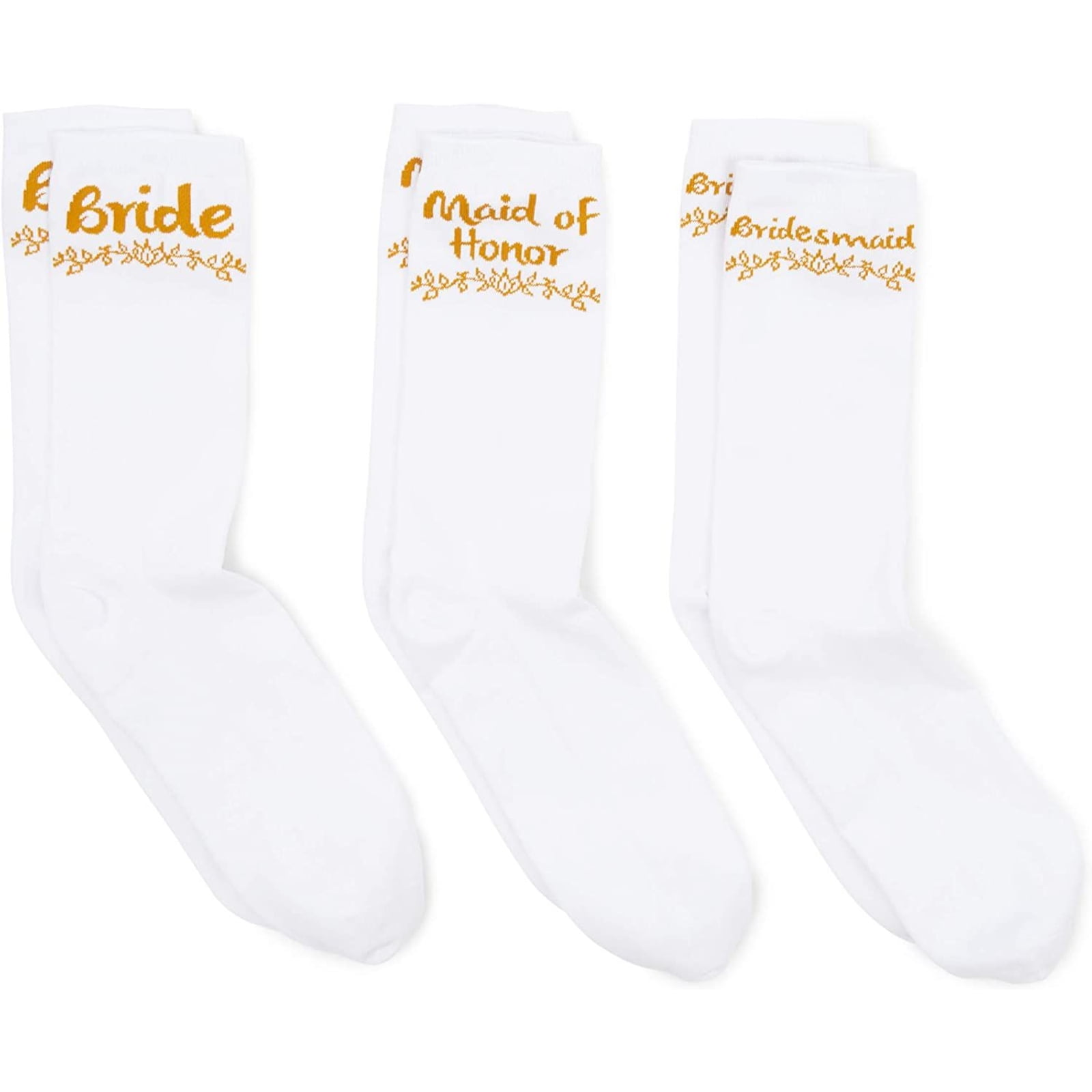 Bridesmaid-Bridesmaid Gift-Bridesmaid Socks-Bride Socks-Maid of Honor-Bridal Gifts-Engagement Gifts-Bridal Party Gift-The Bride-Bride Gifts