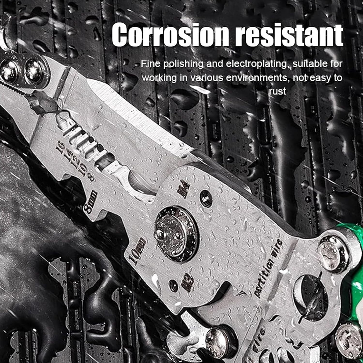 18 in 1 wire stripper，18 in 1 wire stripper foldable，for Cutting and Pulling Wires Cable Scissors (2PCS)