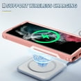 thumbnail image 6 of Samsung Galaxy S23 Ultra Case, Hard PC Bumper Soft TPU Back Three Layer Shockproof Heavy Duty Hybrid Sturdy Protective Cover Case  Samsung Galaxy S23 Ultra, Rosegold, 6 of 9