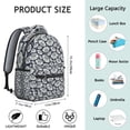 thumbnail image 4 of Students Football Sports Backpack Baseball Soccer Basketball Ball Game School Bag with Team Design, Durable and Adjustable Strap, 4 of 5