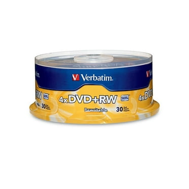 Verbatim 4.7GB 4X DVD RW 30 Packs Spindle Disc Model 94834