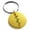 Gold, variant on Stainless Steel Rod of Asclekius Engraved Small Medallion Circle Charm Celtic Keychain Keyring