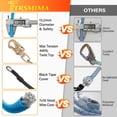 thumbnail image 4 of Protección contra caídas para árboles trepadores, arboristas, abatibles, acero, 2,4 m, 4 of 7