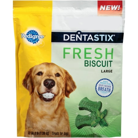 Dentastix Fresh Biscuit Large Dog Treats, 3 lb - Walmart.com