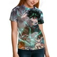 thumbnail image 6 of My Hero Academia Kids Short Sleeve Tee Shirt Novelty Crewneck T-Shirts Unisex Summer Blouse Tops for Boys Girls 110CM, 6 of 8
