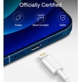 thumbnail image 4 of Cargador ROMITAZ para iPhone, cargador de pared USB de 12 W con cable, 4 of 7