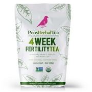 PCOS Herbal Tea Organic Red Raspberry Leaf, Vitex, Spearmint Tea improve Healthy ovulation, Hormonal balance, and Fertility (1pack)