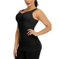 thumbnail image 4 of FALEXO Women's Shapewear Tank Tops Slimming Tummy Control Padded Seamless Compression Body Shaper Top Plus Size, 4 of 6