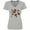 AC-Heather Grey, variant on Inktastic Sinclair Tartan Lion Women's V-Neck T-Shirt