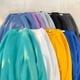 thumbnail image 5 of Sudaderas de pareja de cuello redondo sólido para mujer Sudadera coreana de manga larga con hombros caídos 2023 Suéteres casuales sueltos de gran tamaño para mujer, 5 of 5